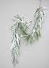 72in Long Fresh Snow Look Pine Garland Decor Jamali Garden