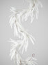 72in Long Snow Look All White Pine Garland, Case of 6 Decor Jamali Garden