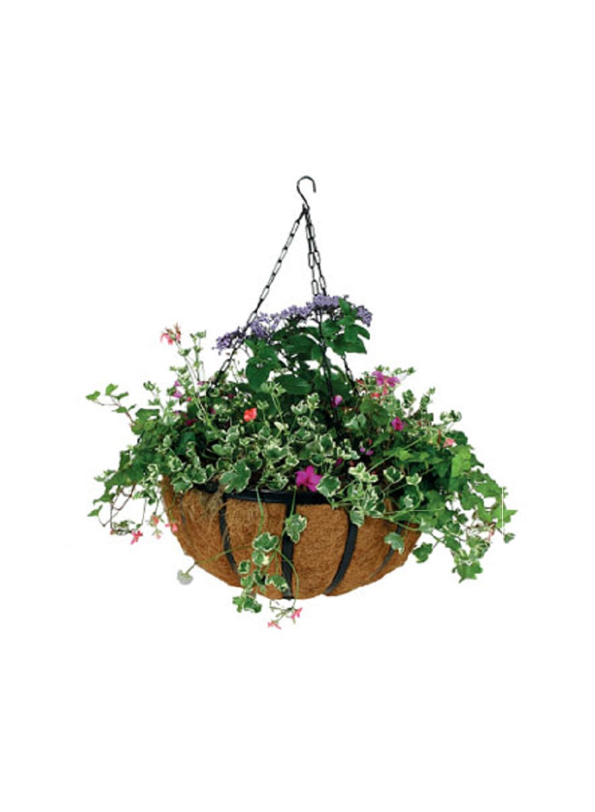 decorative hanging baskets for plants 12in Hanging Basket With Coco Liner