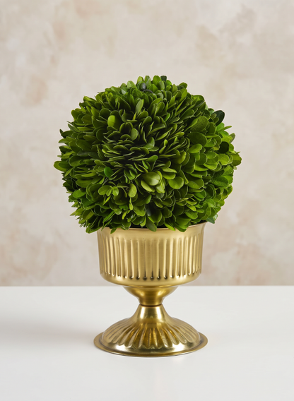 4in Tall Victoria Mini Steel Urn Decor Jamali Garden