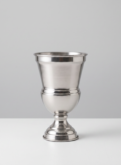 11in Silver Urn Vase