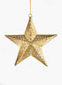 5 1/2in Wide Gold Iron Star Ornament Decor Jamali Garden