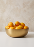 12in Wide Gold Iron Bowl Decor Jamali Garden