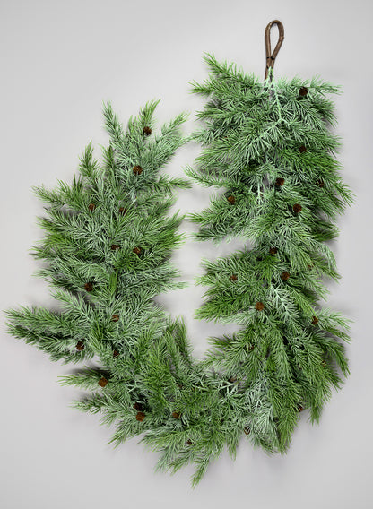 72in Long Real Touch Cliff Pine Garland Decor Jamali Garden