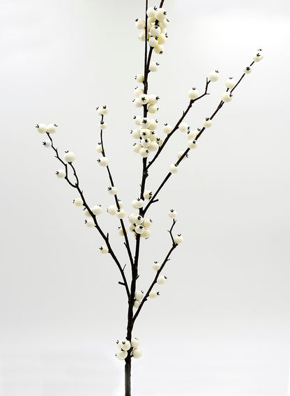 45in Long Cream Berry Spray, Case of 12 Decor Jamali Garden
