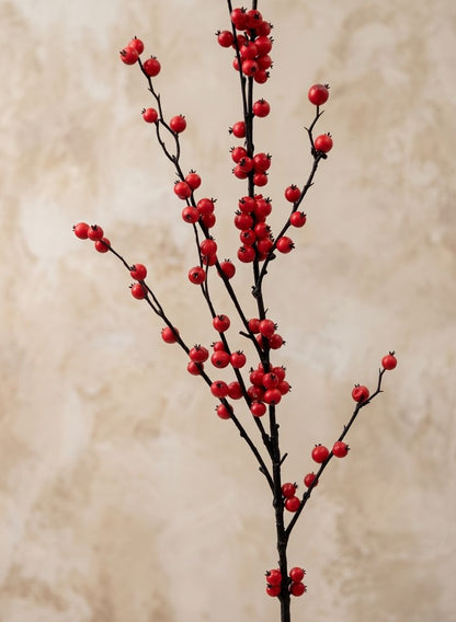 45in Long Red Berry Spray, Case of 12 Decor Jamali Garden