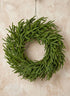 26in Wide Real Touch Tasmanian Cedar Pine Wreath Decor Jamali Garden