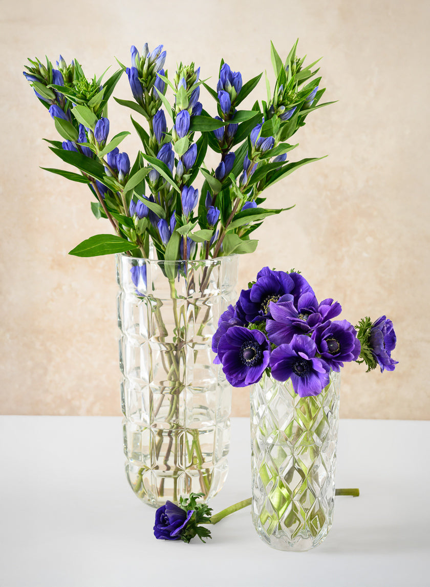 Boheme Crystal Look Glass Vase Decor Jamali Garden