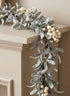 67in Long Mistletoe & White Berry Garland Decor Jamali Garden