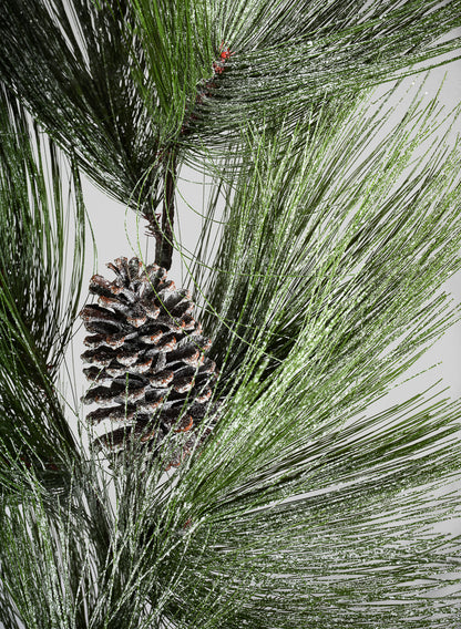 6ft Long Pine Needle with Pinecone Garland Decor Jamali Garden