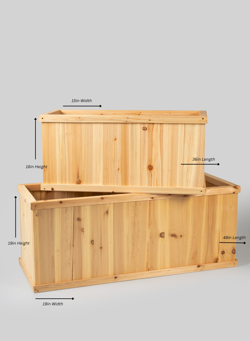 Windham Rectangular Outdoor Deep Wood Planter Box – Jamali Garden Windham Rectangular Outdoor Deep Wood Planter Box – Jamali Garden