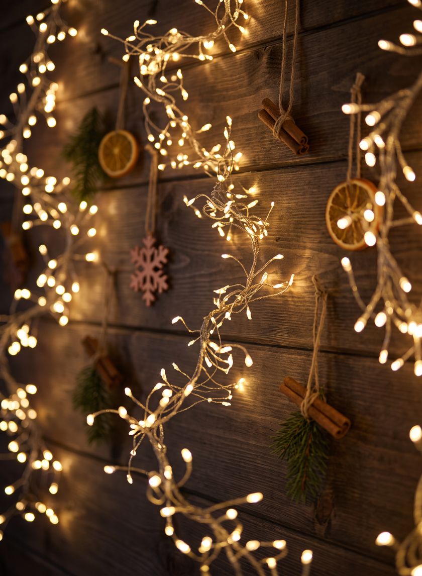 9ft Long 360-Light Warm White L.E.D. Cluster Light Decor Jamali Garden