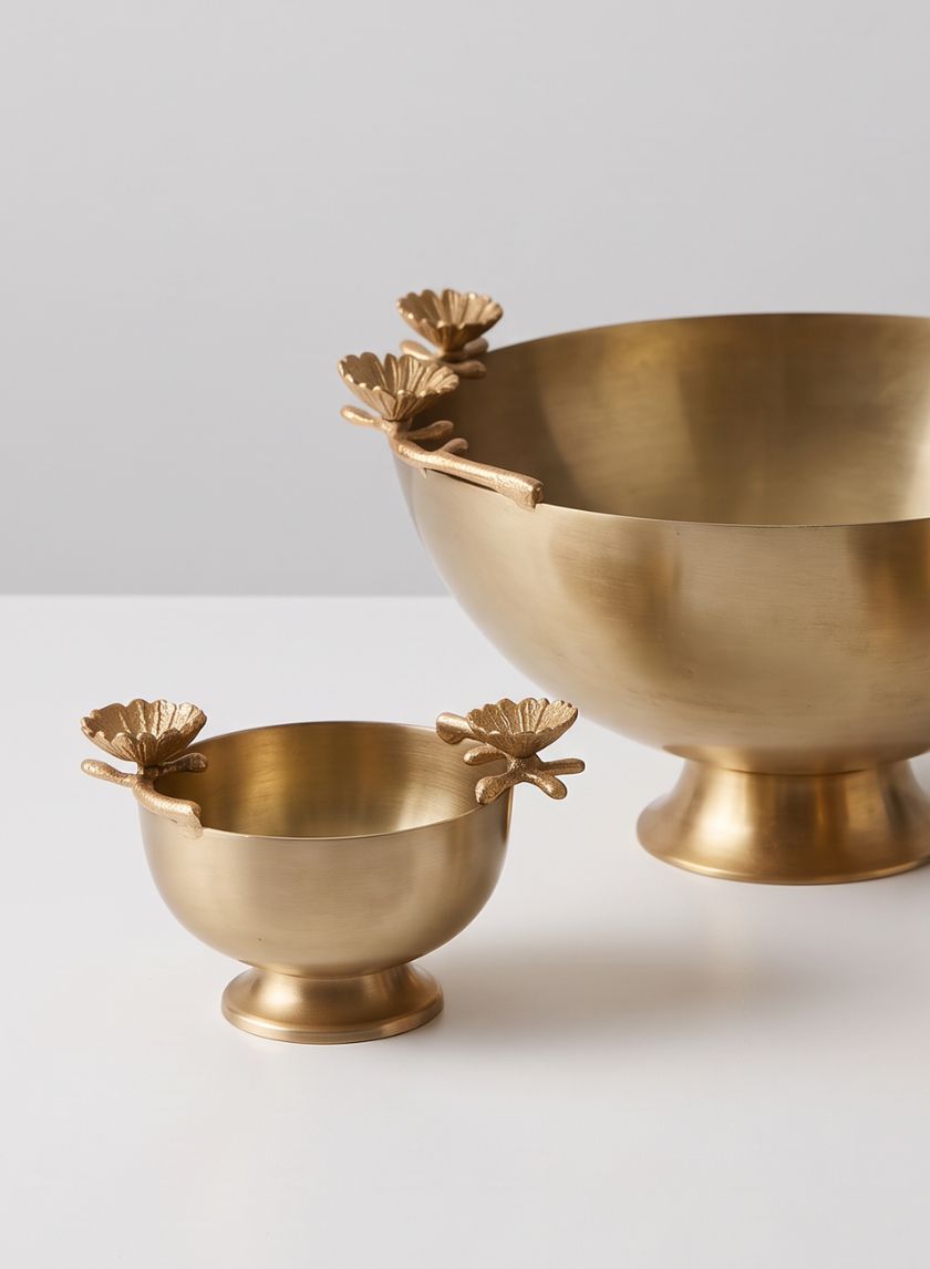 Kamran Serving Metal Bowl