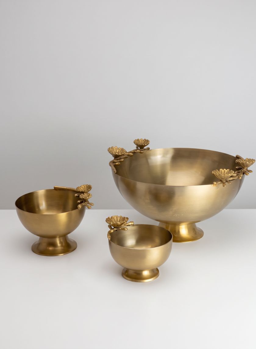 Kamran Serving Metal Bowl