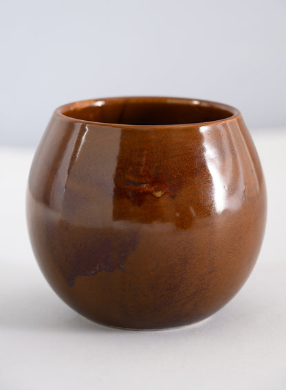 3.25in Tall Guan Oxblood Mini Ceramic Pots, Set of 2 Decor Jamali Garden