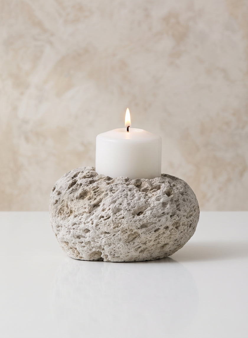 5in Long Lava Rock Planter, Mini