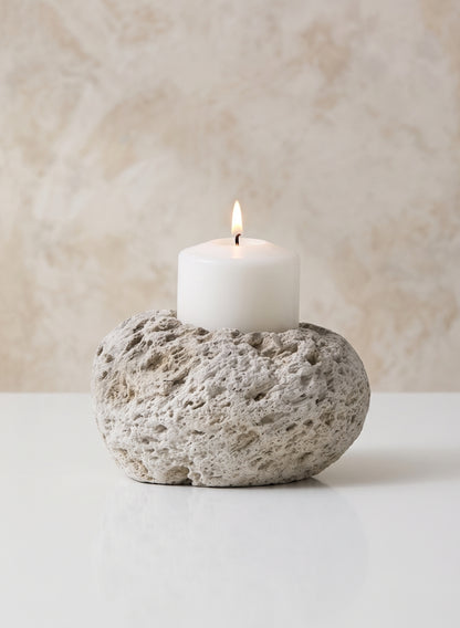 5in Long Lava Rock Planter, Mini Decor Jamali Garden