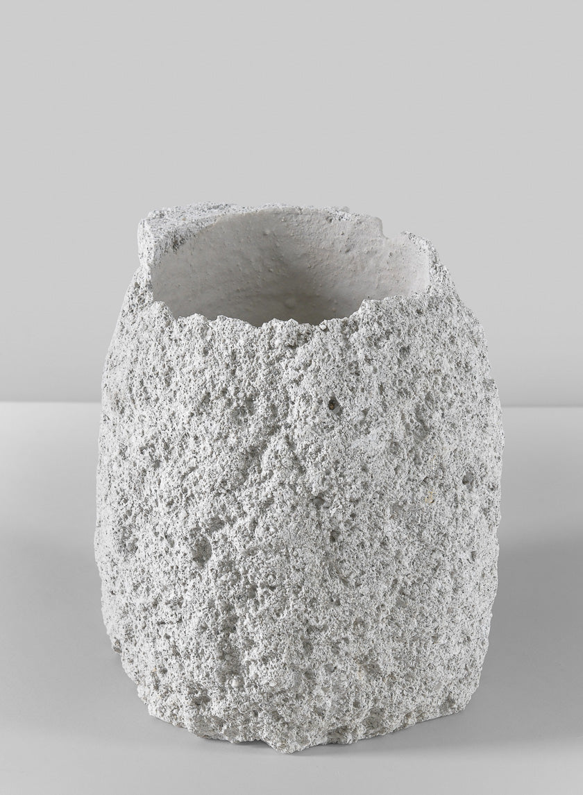 6.5in Tall Lava Rock Vase Decor Jamali Garden