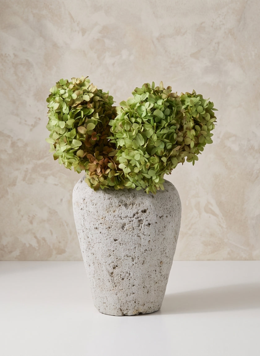 9.5in Tall Lava Rock Vase, Medium Decor Jamali Garden