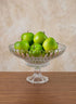 12.5in Wide The Grand Dame Glass Compote Decor Jamali Garden