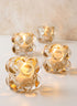 2.5in Tall Bijoux Tea Glass Light Holder, Set of 4 Decor Jamali Garden