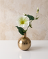 4.5in Tall Le Mans Gold Bud Stainless Steel Vase Decor Jamali Garden