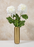 8.5in Tall Bretagne Matte Gold Steel Capsule Vase Decor Jamali Garden