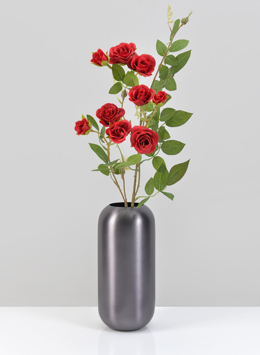 Oviedo Stainless Steel Platinum Bullet Vase