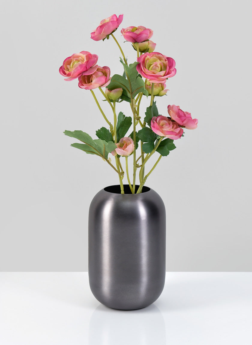 Oviedo Stainless Steel Platinum Bullet Vase