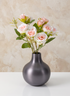 4.5in Tall Oviedo Platinum Mini Vase Decor Jamali Garden