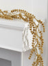 6ft Long Gold Glittered Mini Pine Garland Decor Jamali Garden