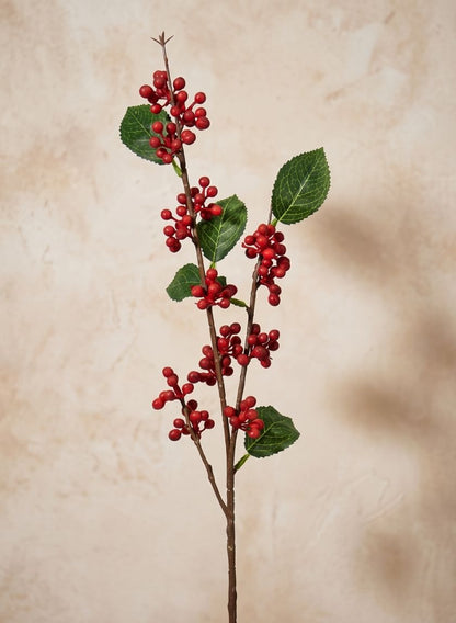25in Long Outdoor Wild Berry Spray, Case of 12 Decor Jamali Garden
