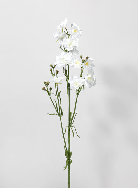 33in Long White Bouquet Larkspur Spray, Case of 12 – Jamali Garden