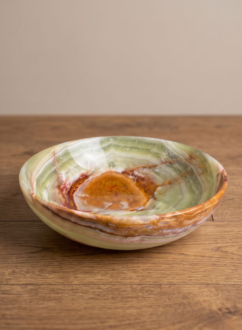 Balochistan Green Onyx Bowl