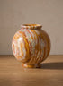 10in Tall Balochistan Giant Brown Green Onyx Matka Vase Decor Jamali Garden