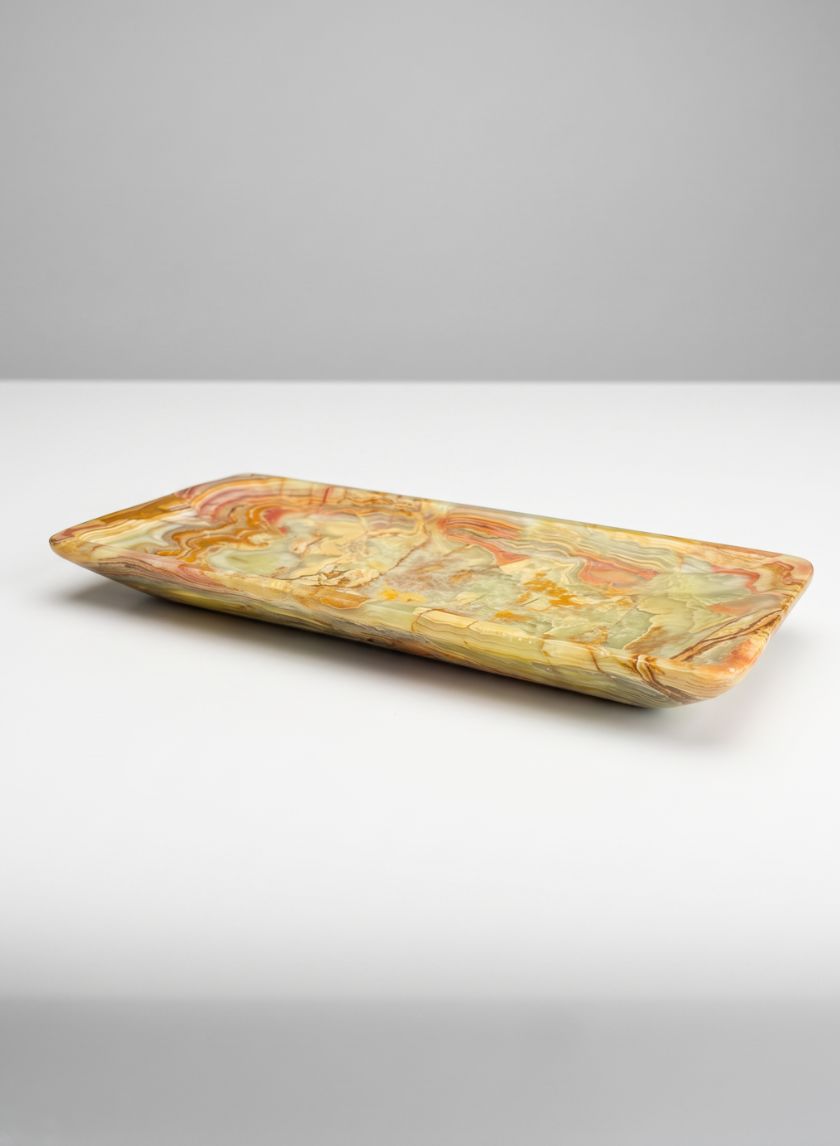 Balochistan Green Onyx Decorative Tray