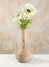 12in Tall Paulownia Wood Bottle Vase, Set of 2 Decor Jamali Garden
