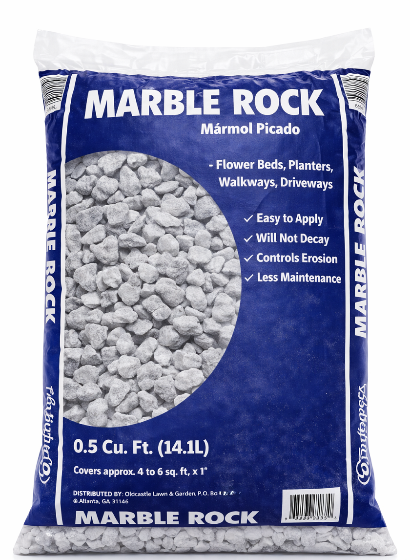 1/4 to 1 1/2 Inch Assorted Marble Chips Decor Jamali Garden