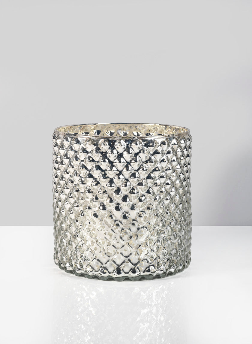 Antique Silver Hobnail Vases Decor Jamali Garden