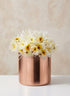 5in Tall Copper Plated Cylinder Vase Decor Jamali Garden