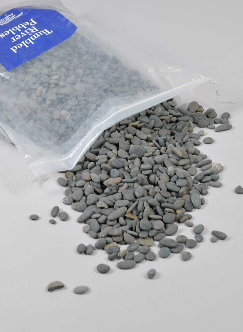 44lbs, Tumbled River Pebbles Decor Jamali Garden