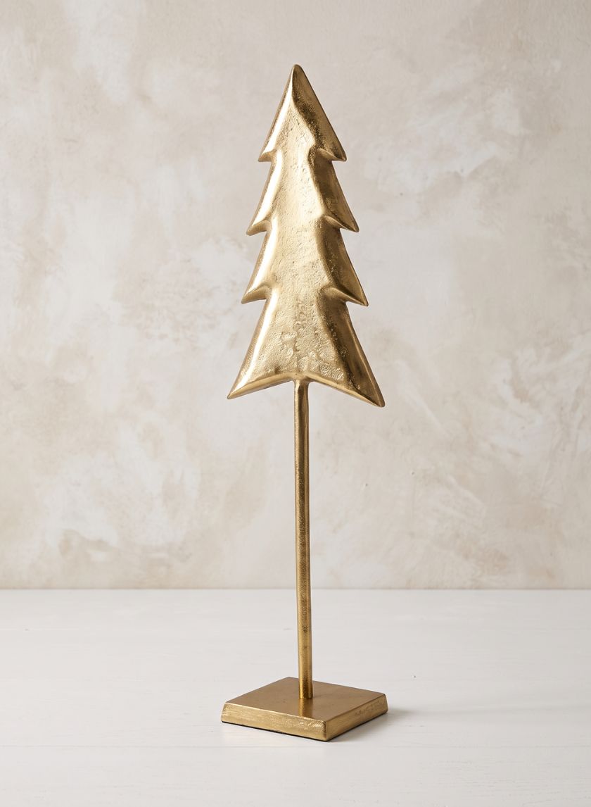 28in Tall Gold Norvege Metal Tree Decor Jamali Garden
