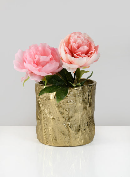 Boulogne Gold Birch Metal Vase Decor Jamali Garden