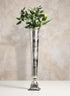 31.5in Tall Nickel Trumpet Vase Decor Jamali Garden