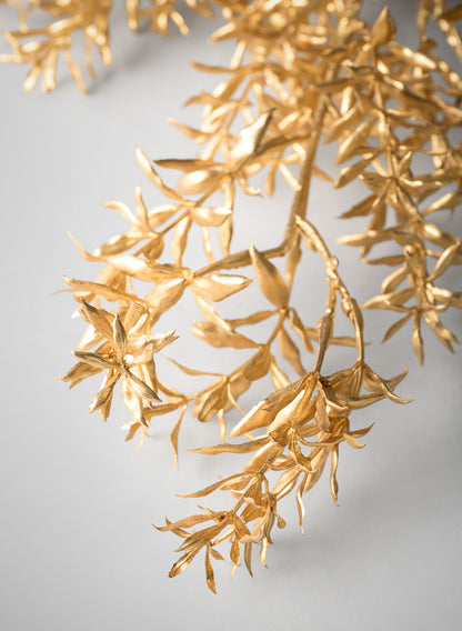 35in Long Gold Floral Deco Pick, Case of 12 Decor Jamali Garden