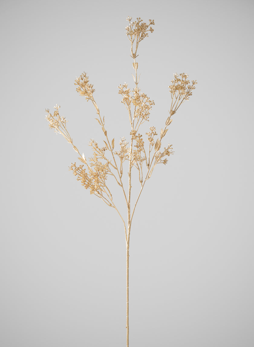 30in Long Gold Floral Accent Pick, Case of 12 Decor Jamali Garden