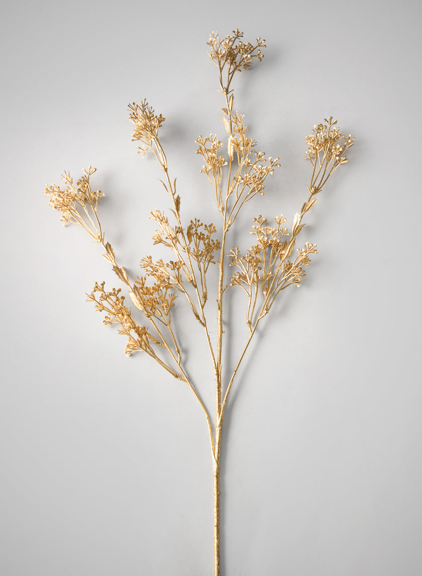 30in Long Gold Floral Accent Pick, Case of 12 Decor Jamali Garden