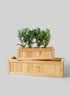 Windham Outdoor Wood Flower Box Decor Jamali Garden