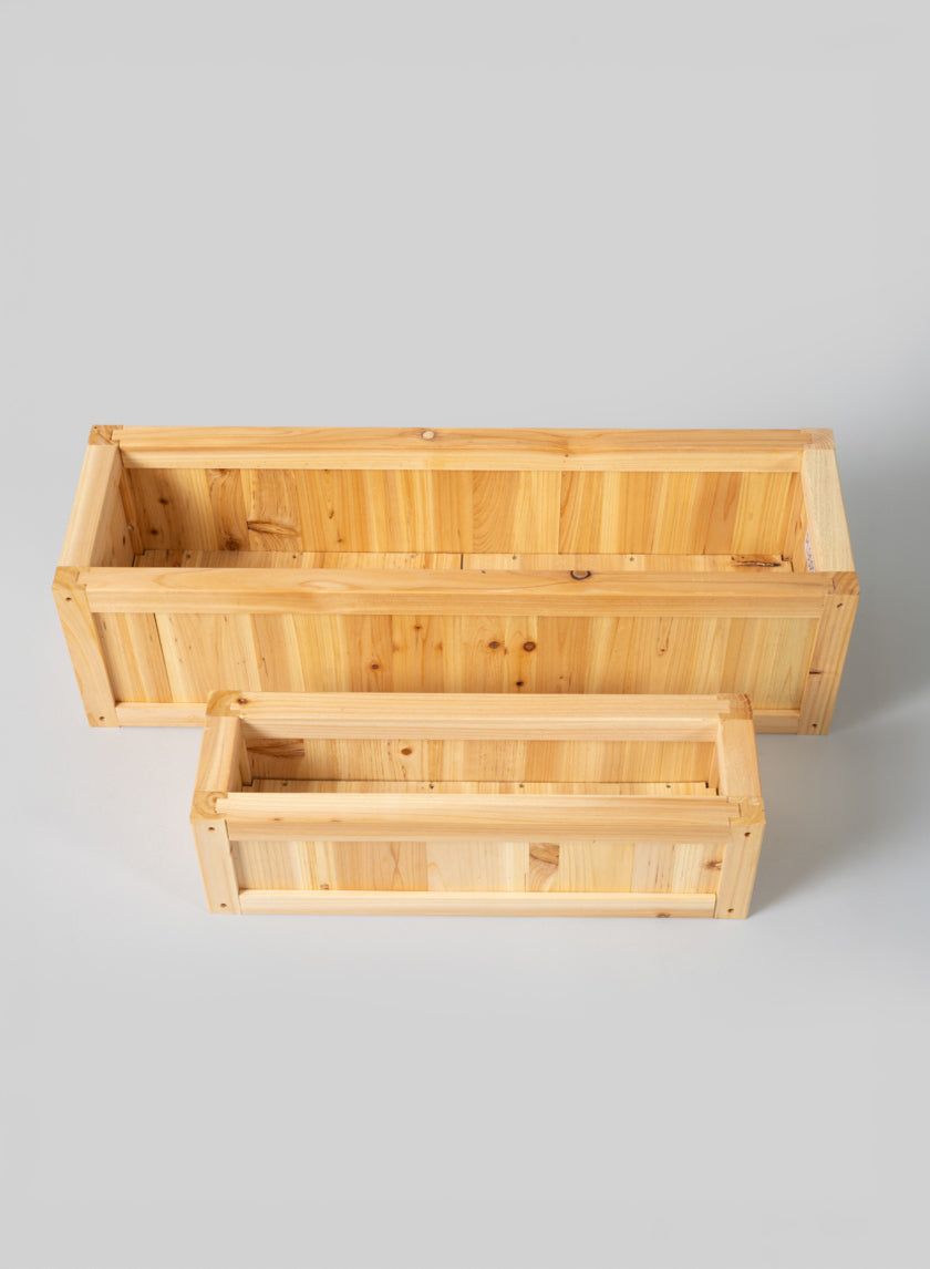 Windham Outdoor Wood Flower Box Decor Jamali Garden