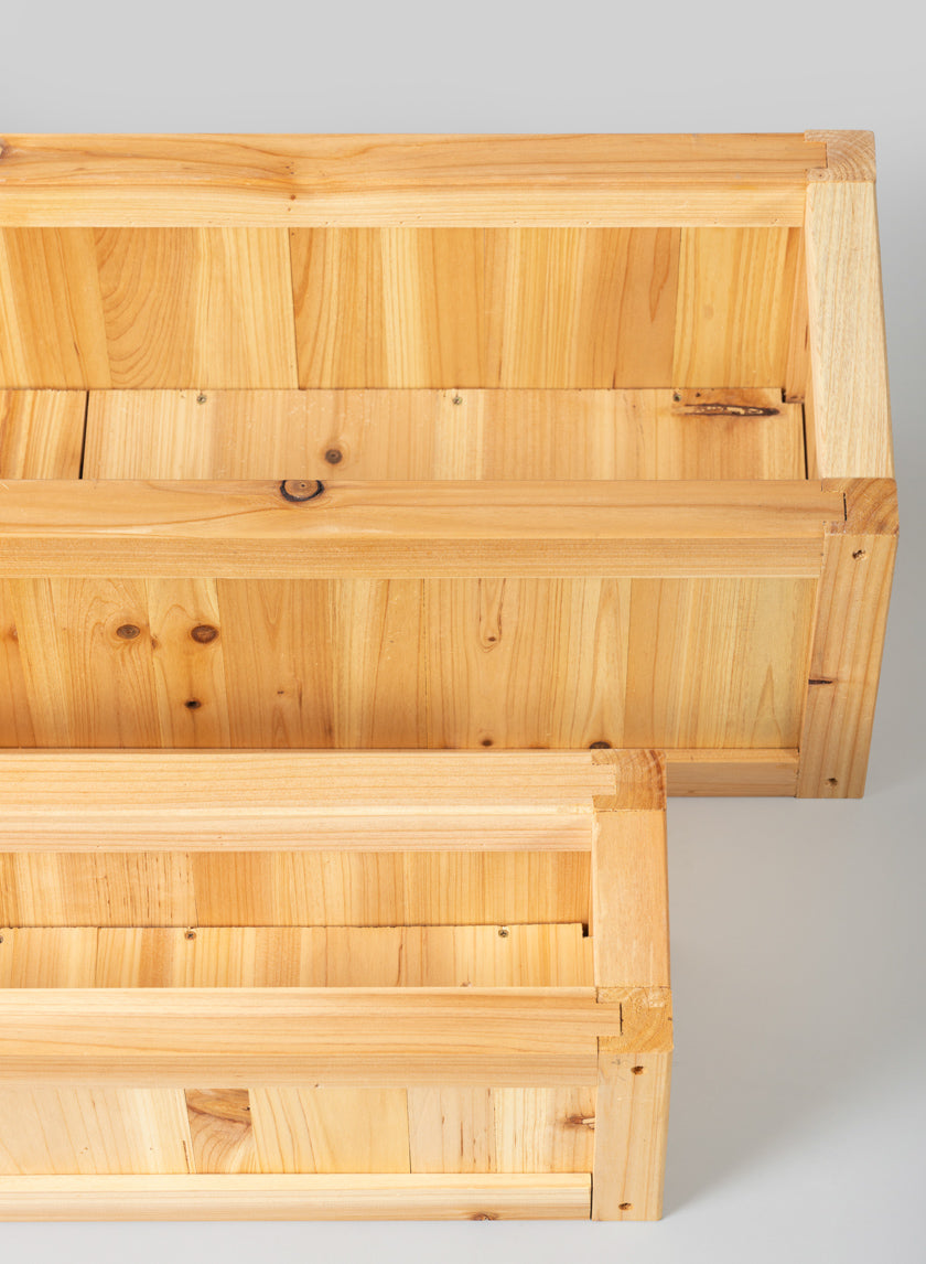 Windham Outdoor Wood Flower Box Decor Jamali Garden